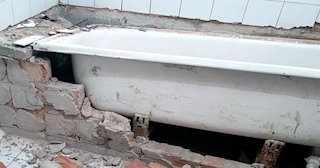 Демонтаж ванной комнаты в Валуйках - стоимость работ от 827 руб. | Сварной-Вли